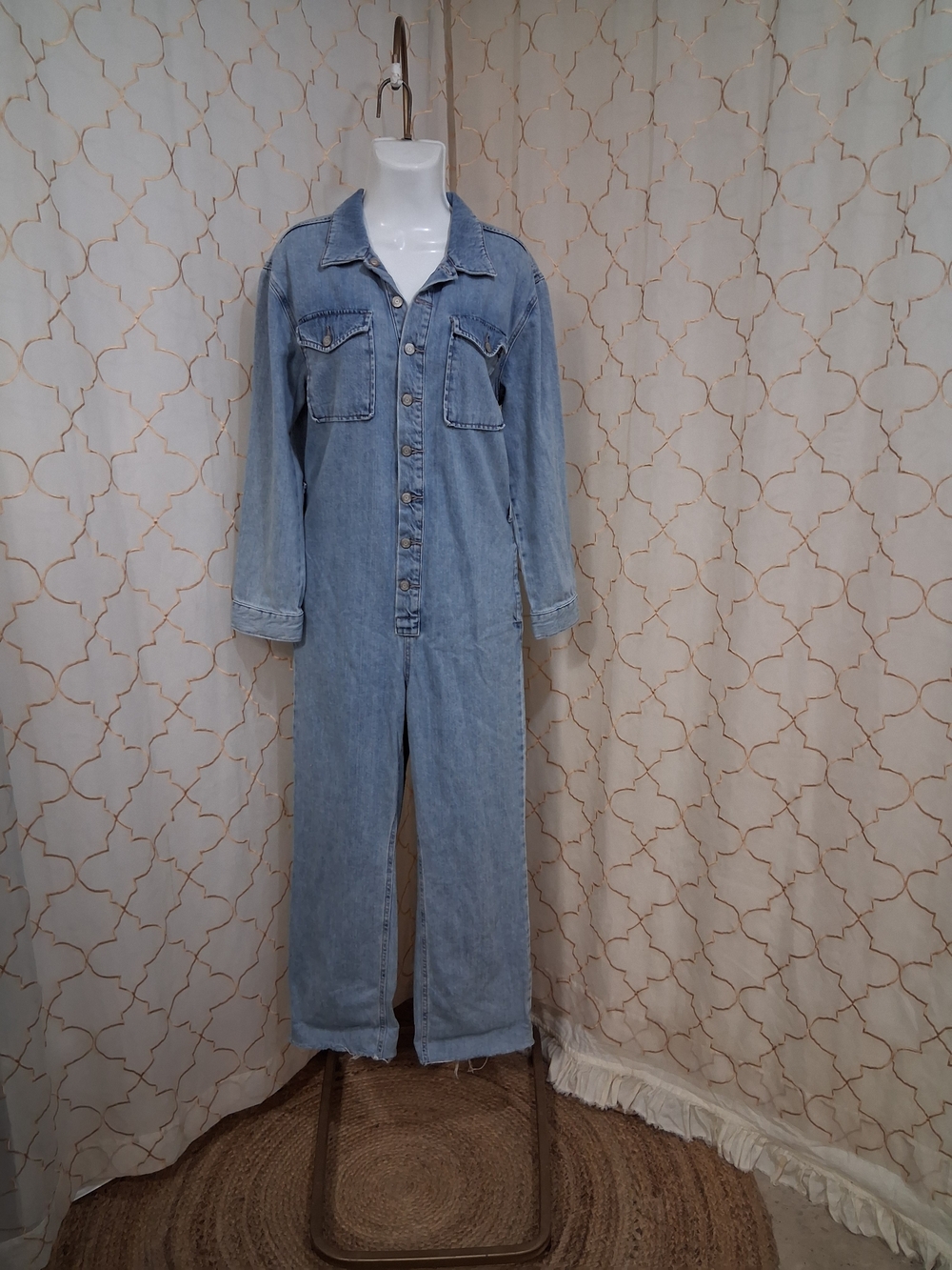 Boyish Light Blue Denim Jumpsuit